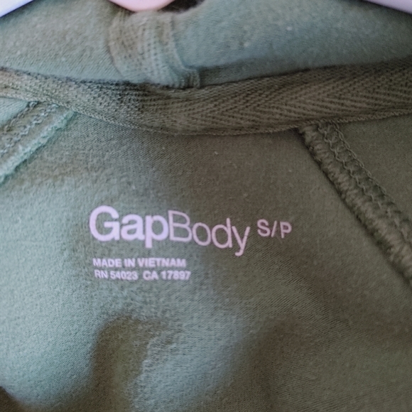 Gap Body Green Half Zip Cotton Hoodie (Size S) - Picture 6 of 11